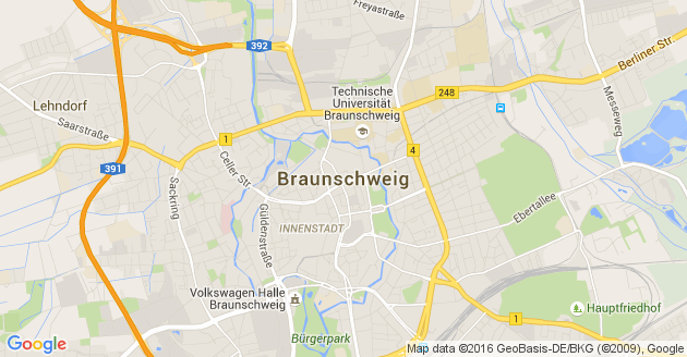 Karte Braunschweig