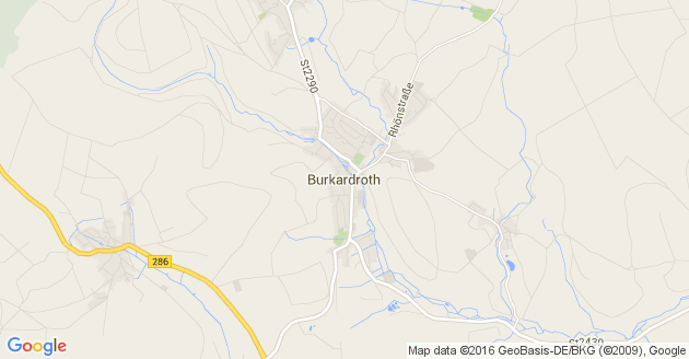 Karte Burkardroth