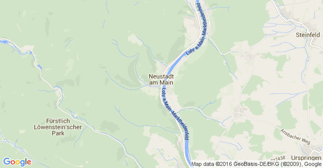 Karte Neustadt am Main