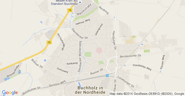 Karte Hanstedt in der Nordheide