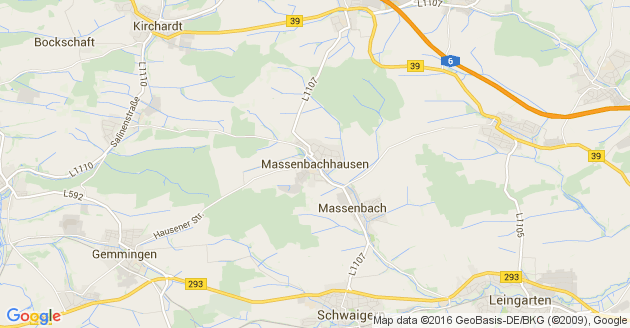 Karte Massenbachhausen
