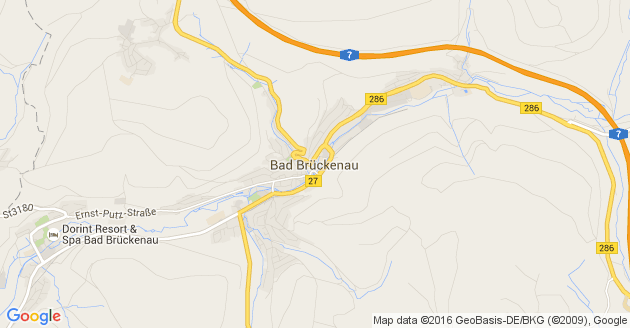 Karte Bad Brückenau