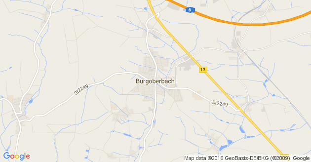 Karte Burgoberbach