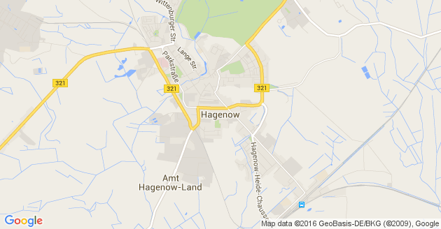 Karte Hagenow