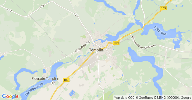 Karte Templin
