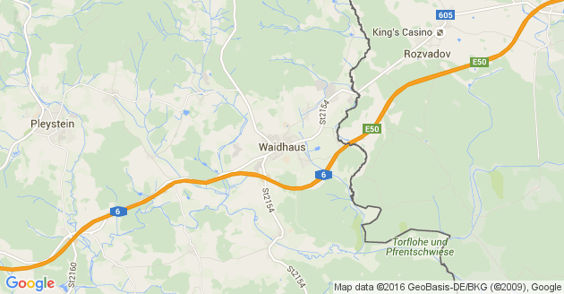 Karte Waidhaus