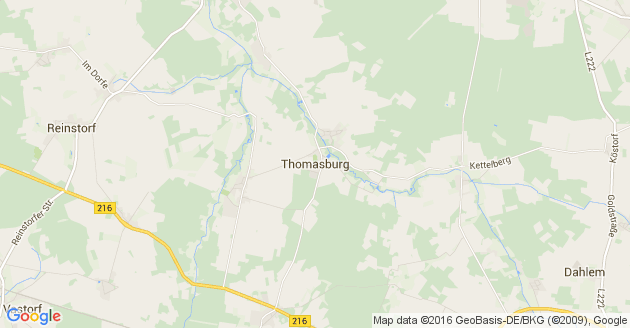 Karte Thomasburg