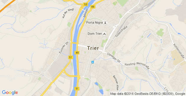 Karte Trier