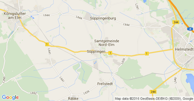 Karte Süpplingen