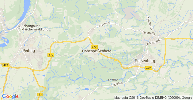 Karte Hohenpeißenberg