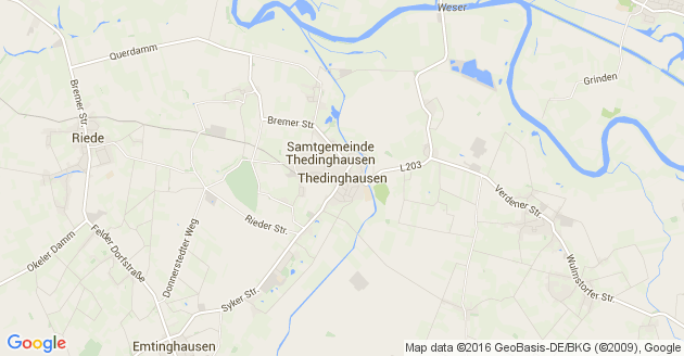 Karte Thedinghausen