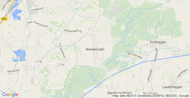 Karte Wiedensahl