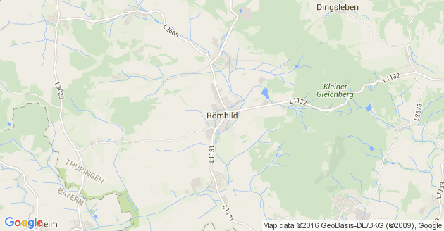 Karte Römhild
