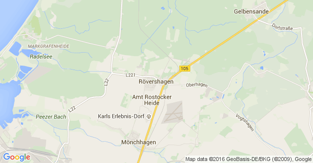 Karte Rövershagen