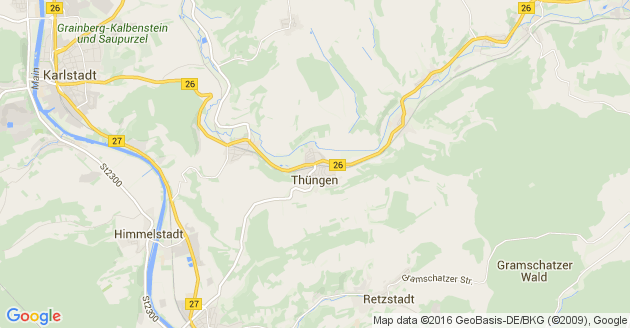 Karte Thüngen