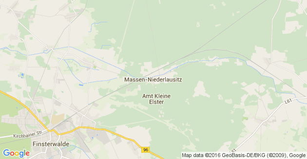 Karte Massen Niederlausitz