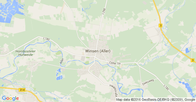 Karte Winsen an der Aller