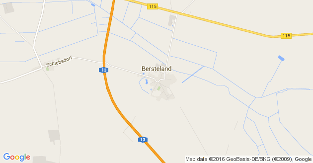 Karte Bersteland