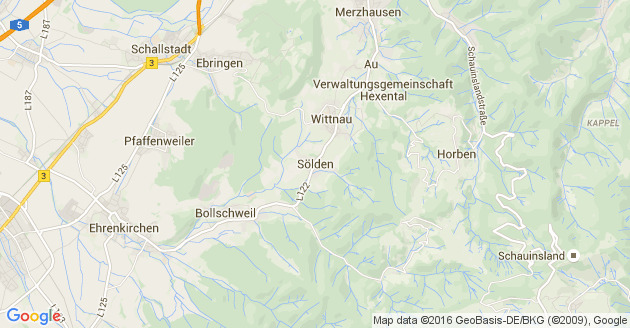 Karte Sölden im Breisgau