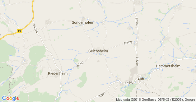 Karte Gelchsheim