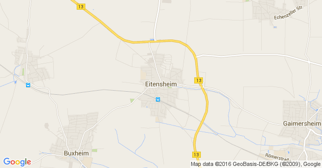Karte Eitensheim