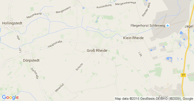 Karte Groß Rheide