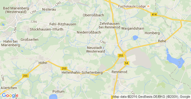 Karte Neustadt im Westerwald