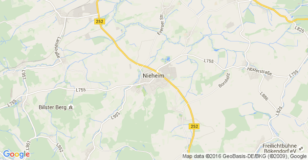 Karte Nieheim