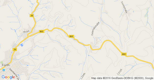 Karte Fürth im Odenwald