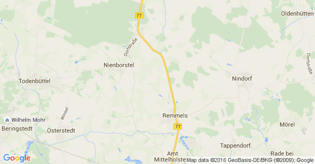 Karte Lindau bei Kiel