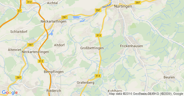 Karte Großbettlingen