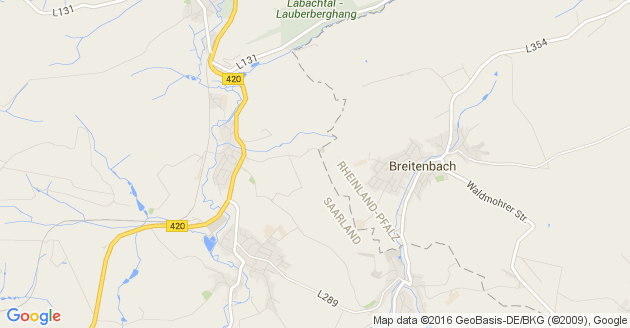 Karte Frohnhofen in der Pfalz