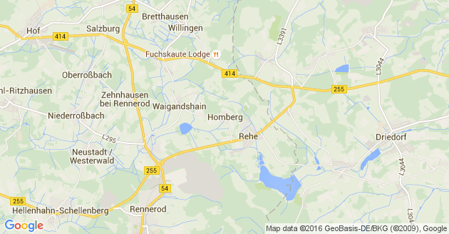 Karte Homberg im Westerwald