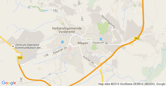 Karte Müllenbach bei Mayen