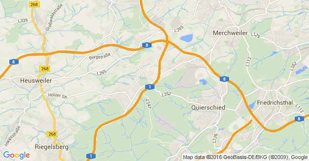 Karte Sulzbach an der Saar