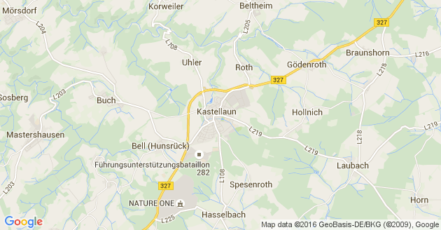Karte Kastellaun