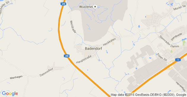 Karte Badendorf