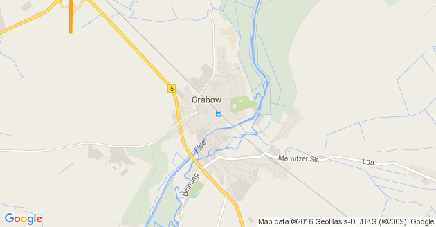 Karte Grabow in Mecklenburg