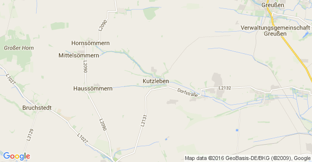 Karte Kutzleben