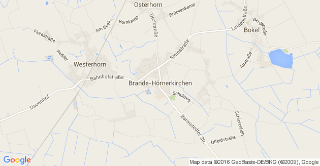 Karte Brande Hörnerkirchen