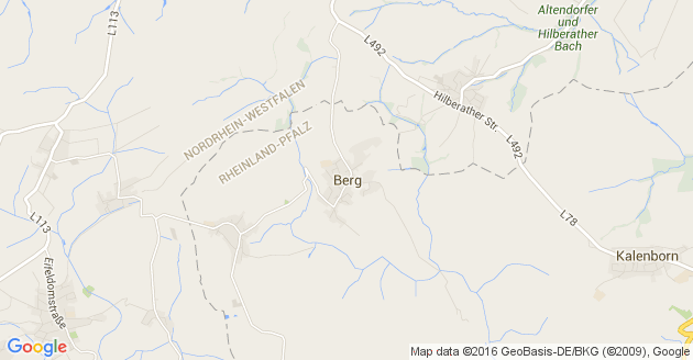 Karte Berg Kreis Ahrweiler