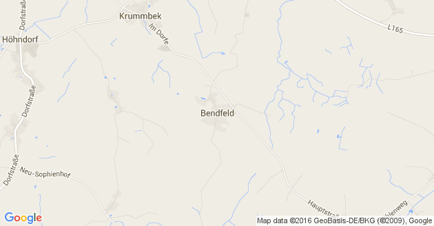 Karte Bendfeld