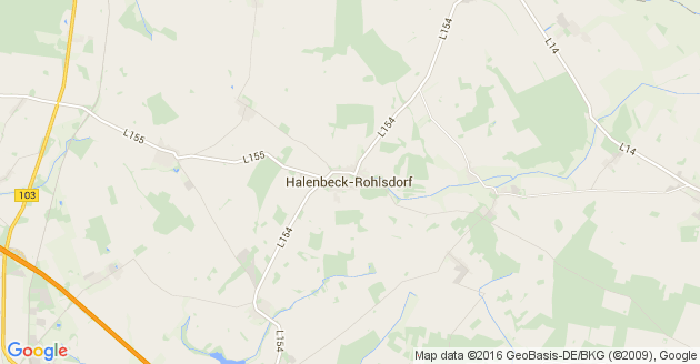 Karte Halenbeck Rohlsdorf