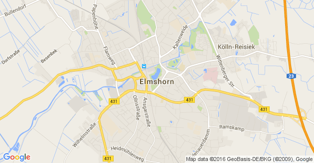 Karte Elmshorn