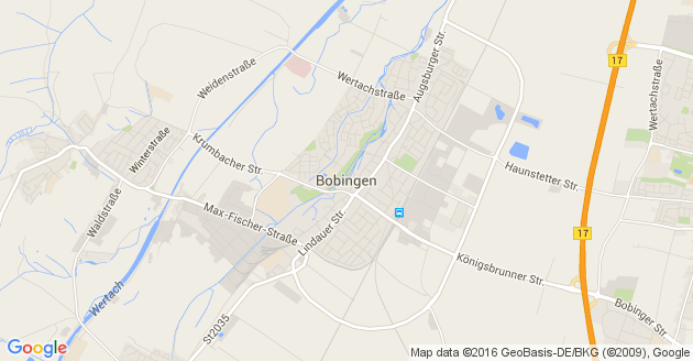 Karte Bobingen