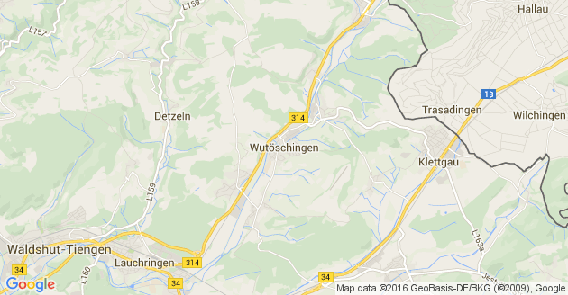 Karte Wutöschingen