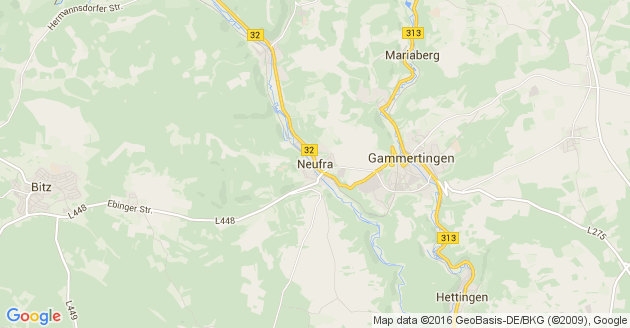 Karte Neufra in Hohenzollern