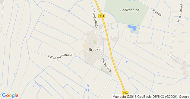 Karte Bröckel Kreis Celle