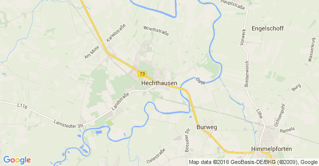 Karte Hechthausen