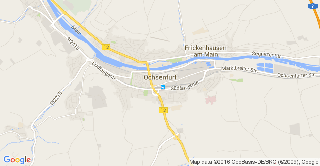 Karte Ochsenfurt             